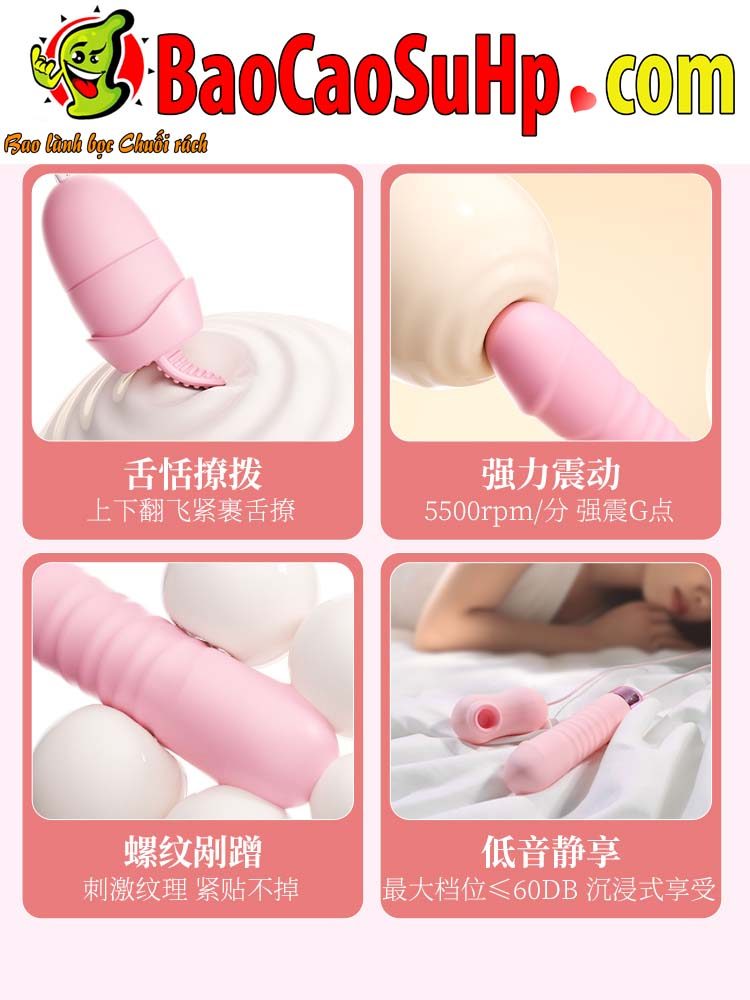 Trứng Rung Tình Yêu Mizzzee PINK LAZZY 2 Quả Kích Thích
