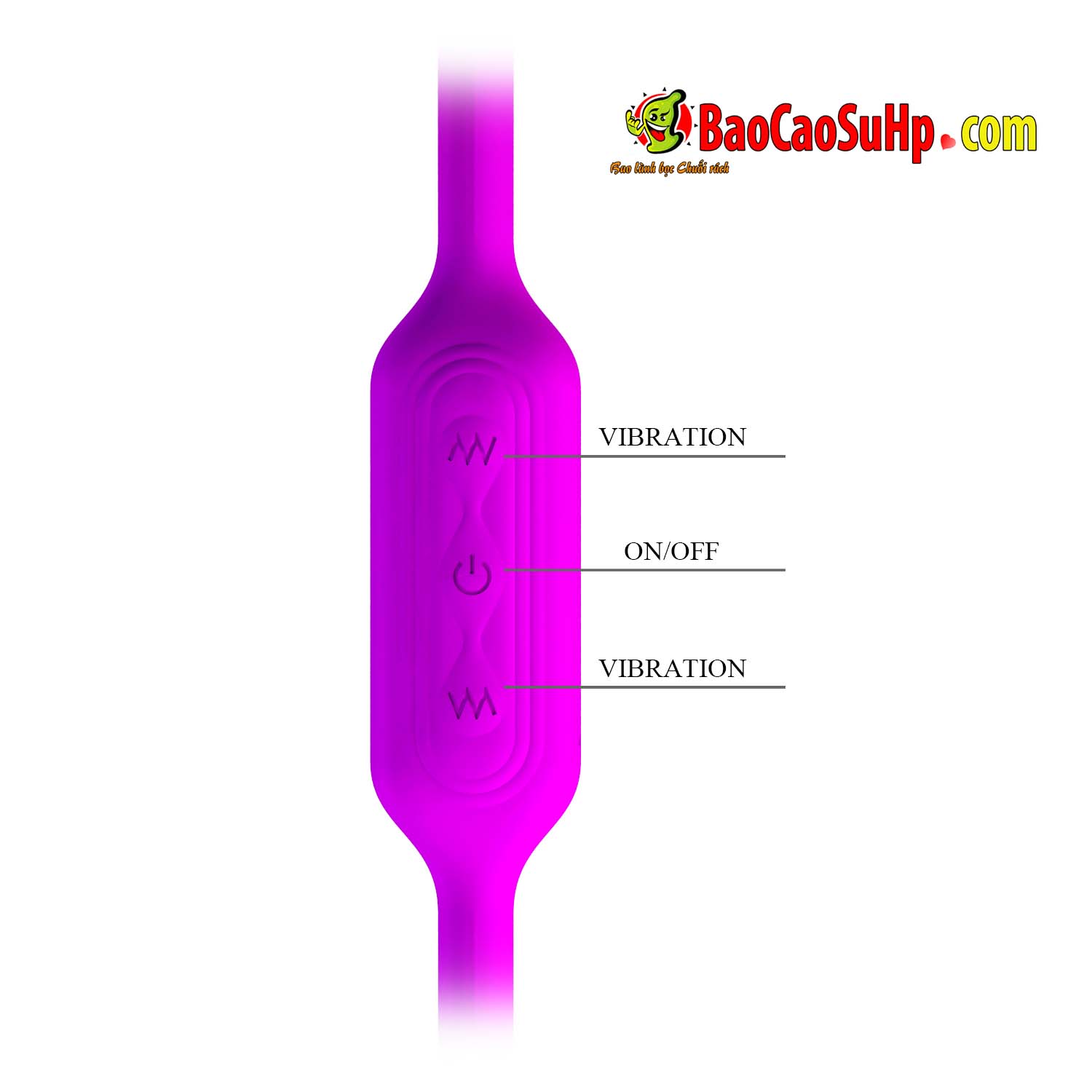 Trứng rung 2 đầu Prettylove Dream lover Whip cao cấp kích thích mạnh