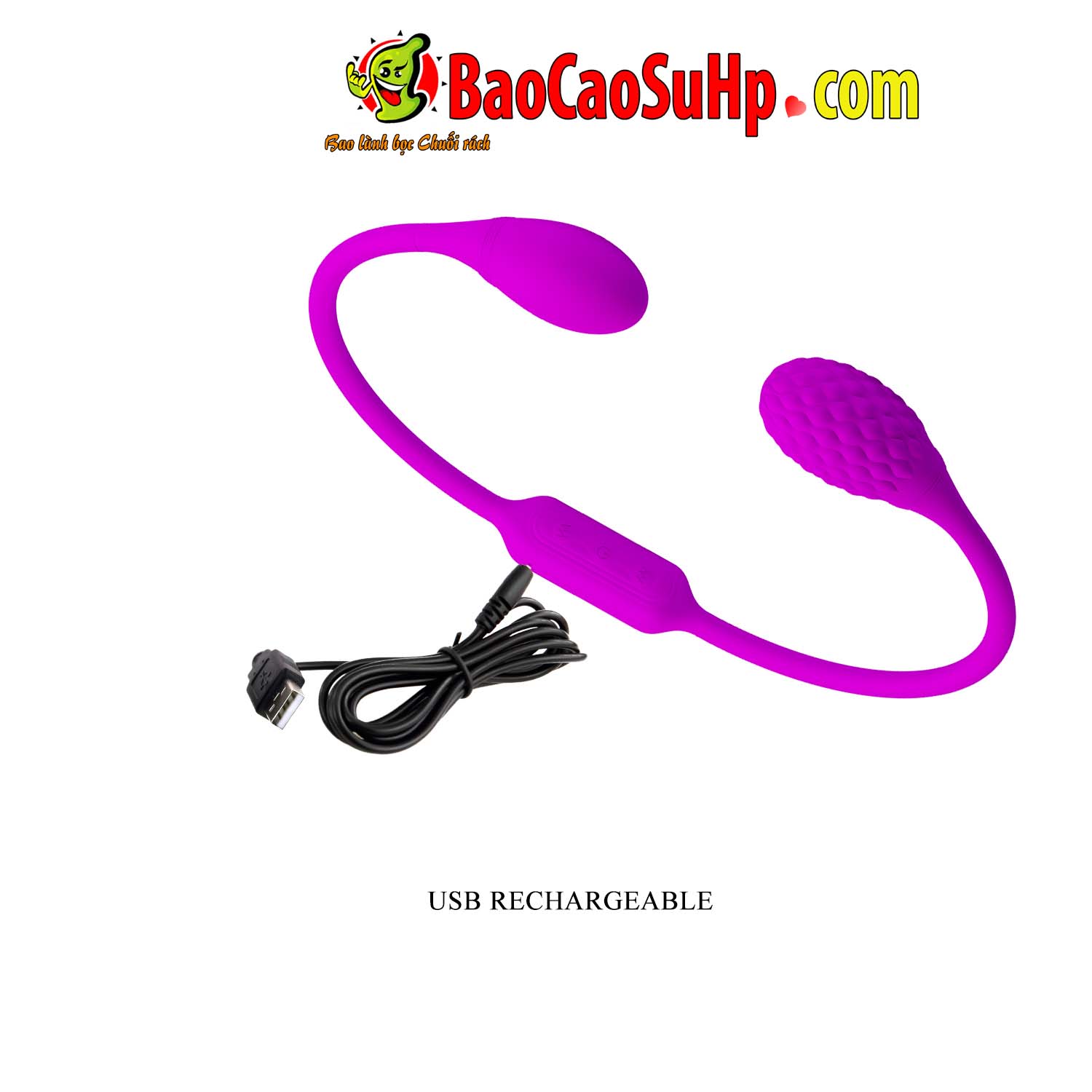 Trứng rung 2 đầu Prettylove Dream lover Whip cao cấp kích thích mạnh