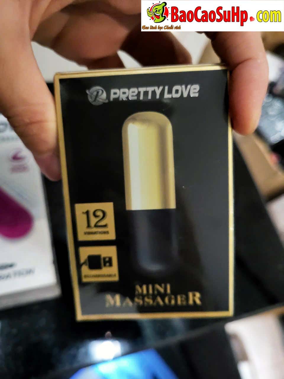 Trung rung USB vien dan nho ma vang Prettylove BI 014501J ZOZ Gold - Trứng rung USB viên đạn nhỏ mạ vàng Prettylove BI-014501J ZOZ Gold