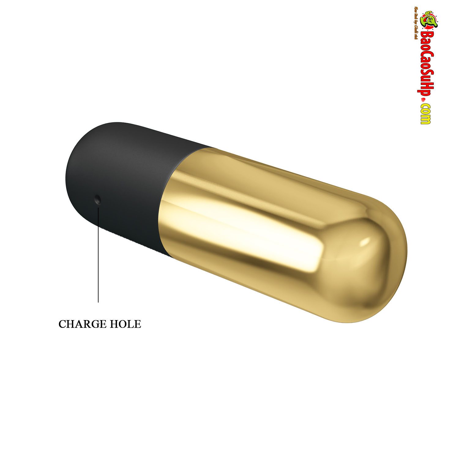 trung rung usb Prettylove BI 014501J ZOZ Gold 11 - Trứng rung USB viên đạn nhỏ mạ vàng Prettylove BI-014501J ZOZ Gold