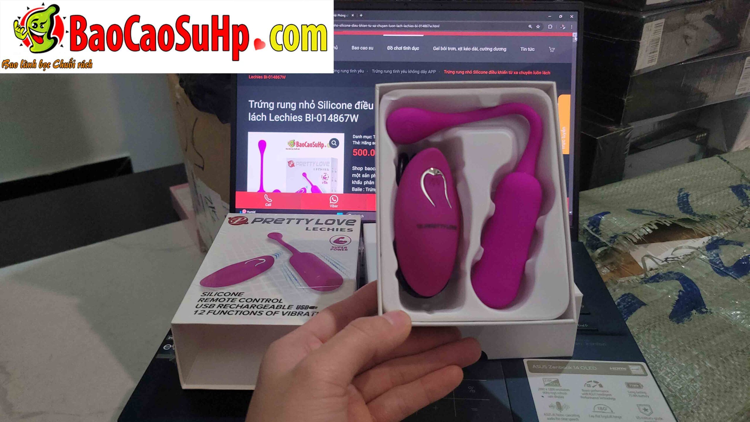 anh chup Trung rung nho Silicone Lechies BI 014867W 1 scaled - Trứng rung nhỏ Silicone điều khiển từ xa chuyên luồn lách Lechies BI-014867W