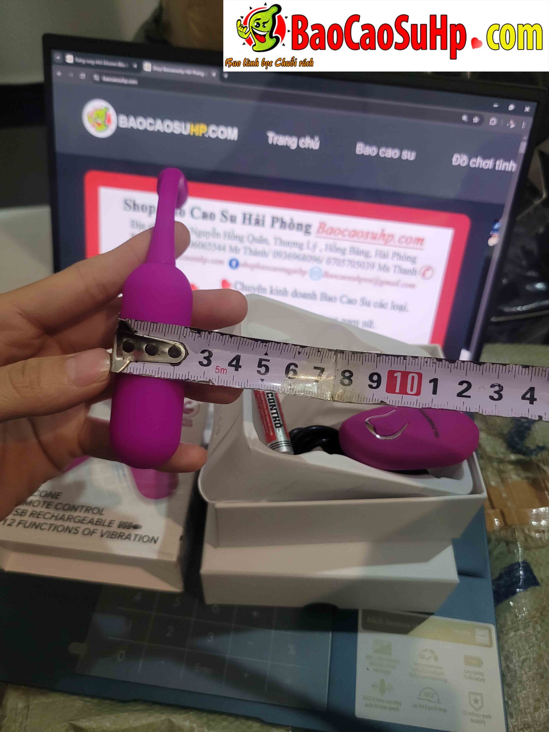 anh chup Trung rung nho Silicone Lechies BI 014867W 7 scaled - Trứng rung nhỏ Silicone điều khiển từ xa chuyên luồn lách Lechies BI-014867W
