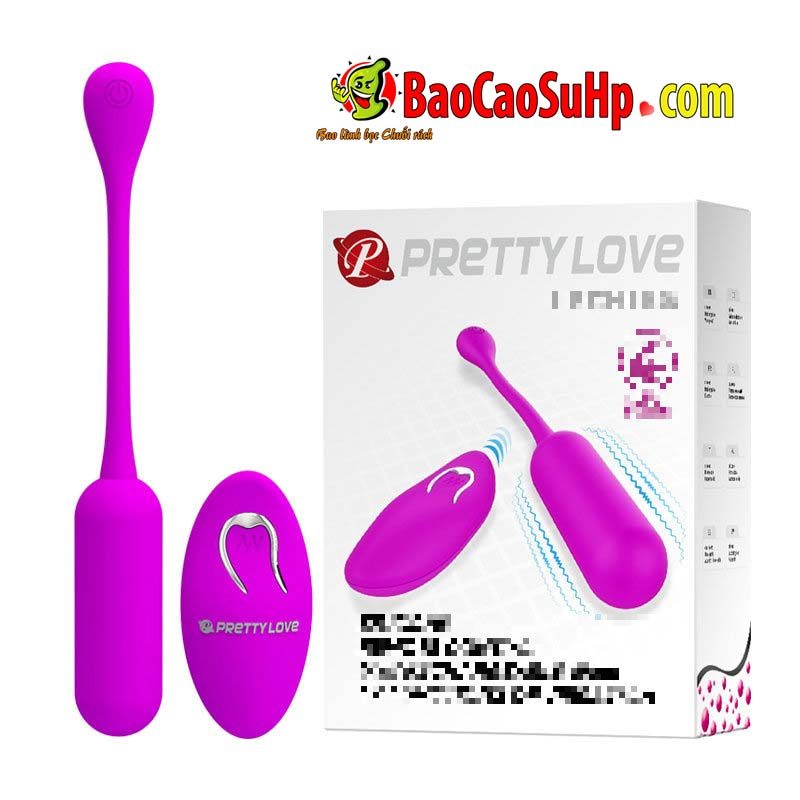 trung rung silicone Lechies BI 014867W 1 - Trứng rung nhỏ Silicone điều khiển từ xa chuyên luồn lách Lechies BI-014867W