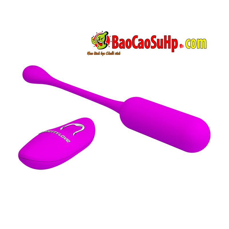 trung rung silicone Lechies BI 014867W 3 - Trứng rung nhỏ Silicone điều khiển từ xa chuyên luồn lách Lechies BI-014867W