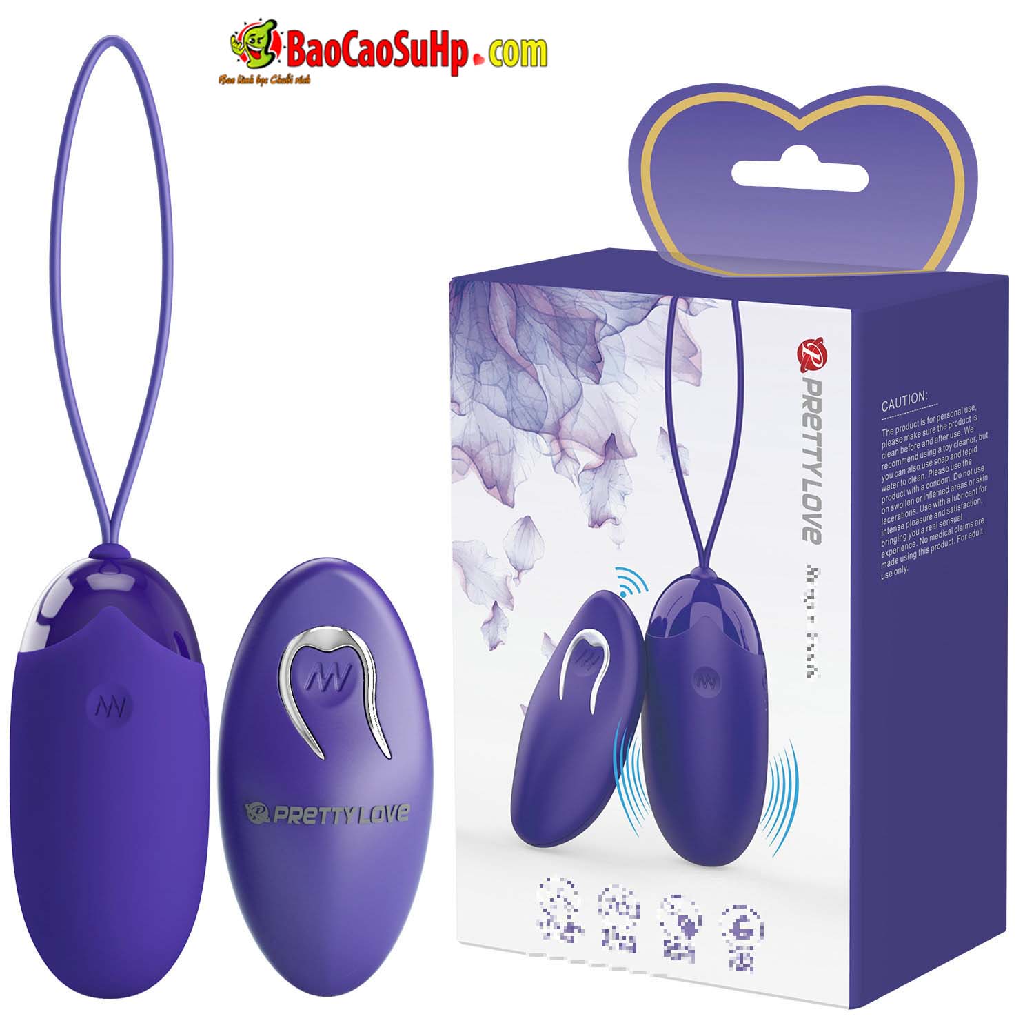 Trứng rung Prettylove Berger Youth điều khiển 12 chế độ sang trọng bền