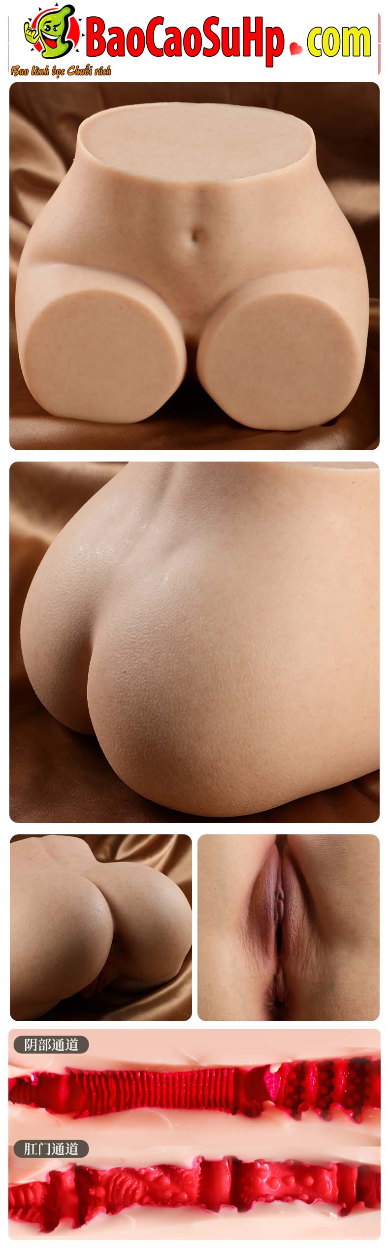 Bộ sưu tập mông giả Silicone Idol Japan Yumi nhỏ gọn 4-7kg cực thật