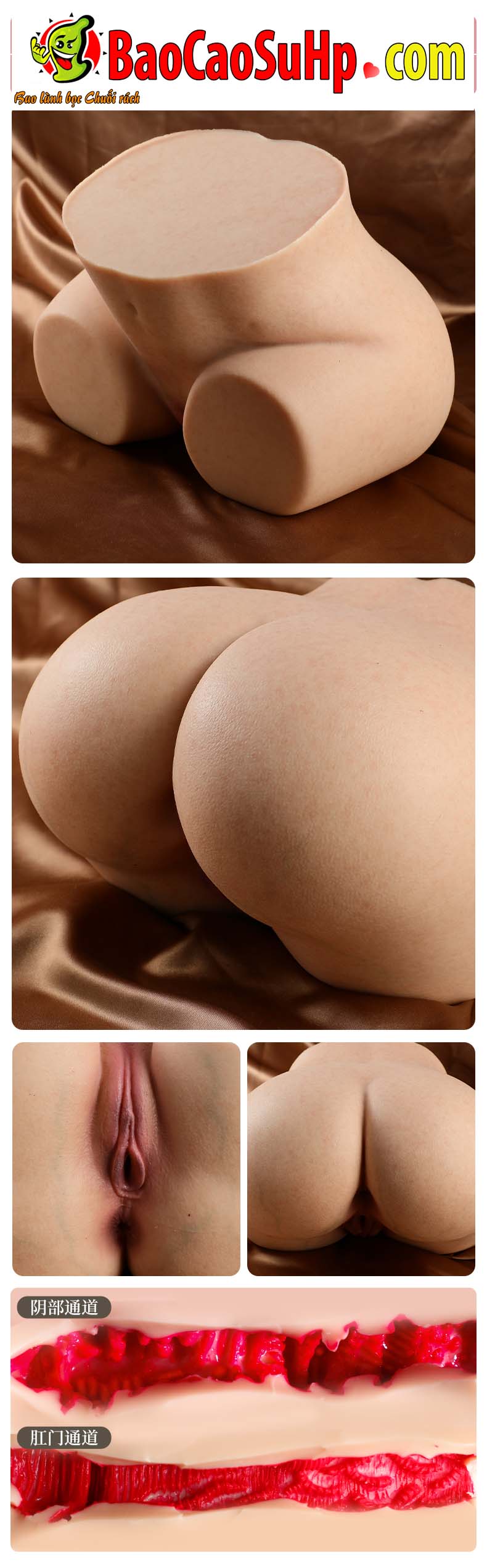 Bộ sưu tập mông giả Silicone Idol Japan Yumi nhỏ gọn 4-7kg cực thật