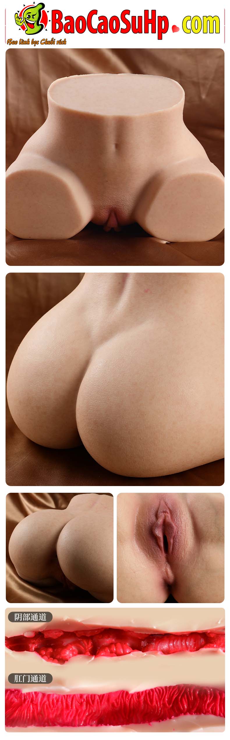 Bộ sưu tập mông giả Silicone Idol Japan Yumi nhỏ gọn 4-7kg cực thật