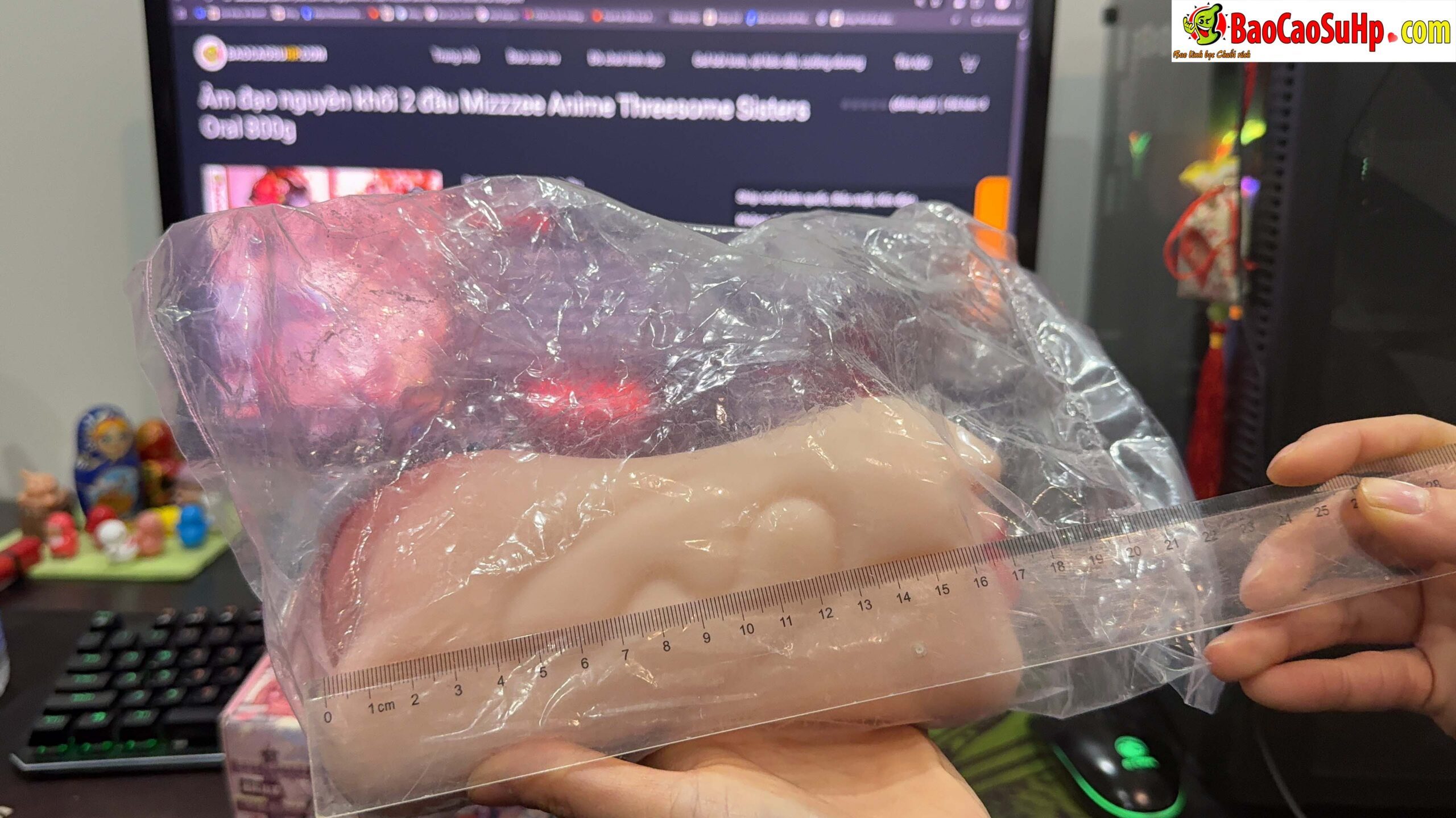 Âm đạo nguyên khối 2 đầu Mizzzee Anime Threesome Sisters 800g