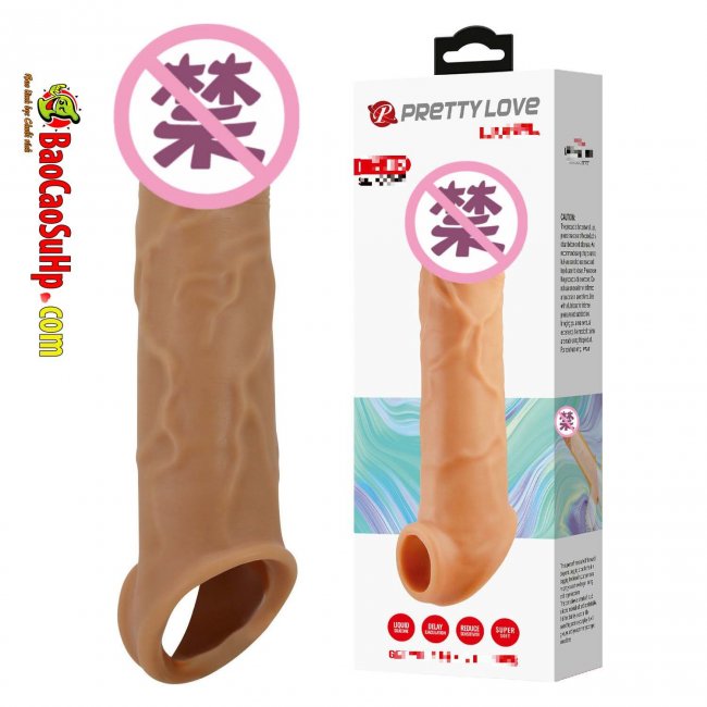 Bao cao su đôn dên gai Prettylove Lionel silicone gân nổi tăng hưng phấn