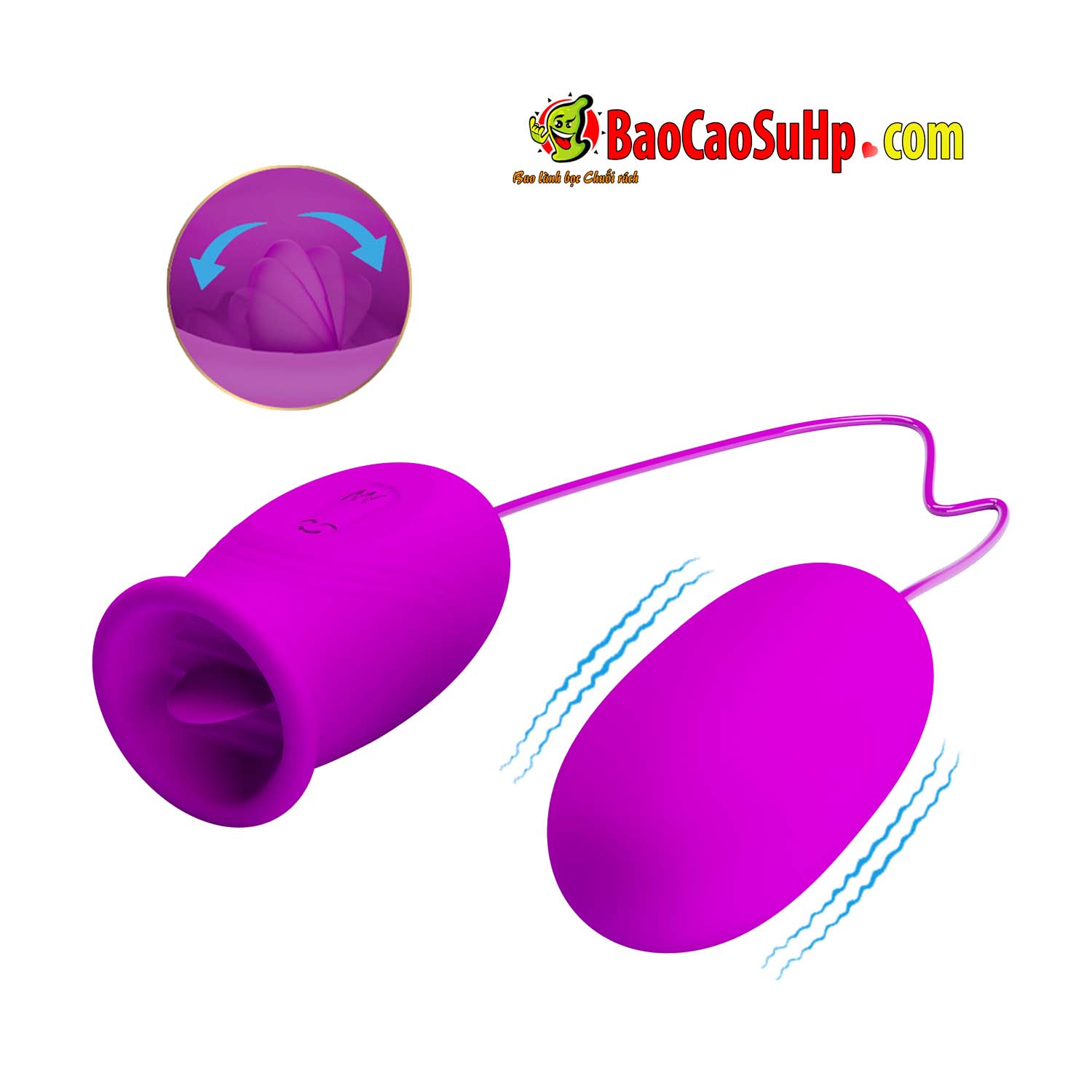 Trứng rung PRETTY LOVE Daisy liếm 2in1 bền bỉ kích thích mua