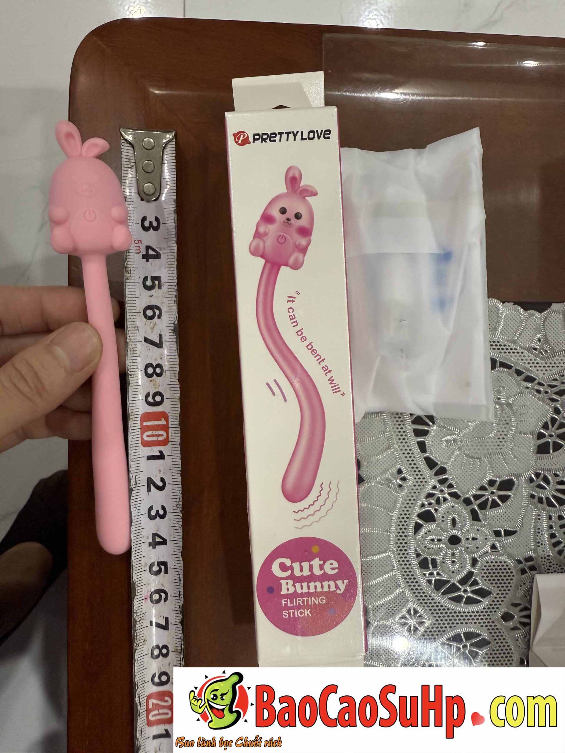 Que rung Prettylove Bunny Padilla 7 chế độ silicon mềm mại dễ dùng
