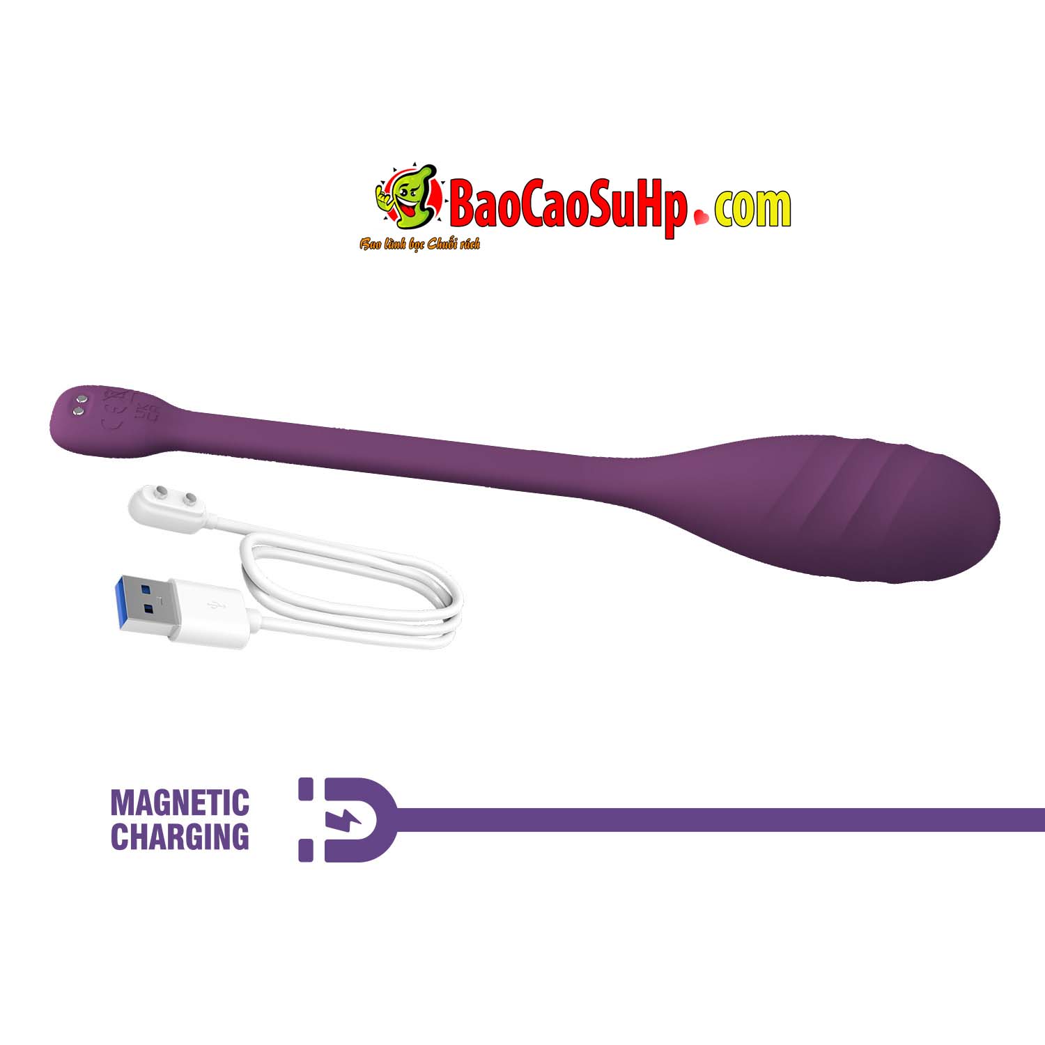 Trứng rung PRETTY LOVE Leviathan tím nhỏ gọn độc đáo, dễ dùng