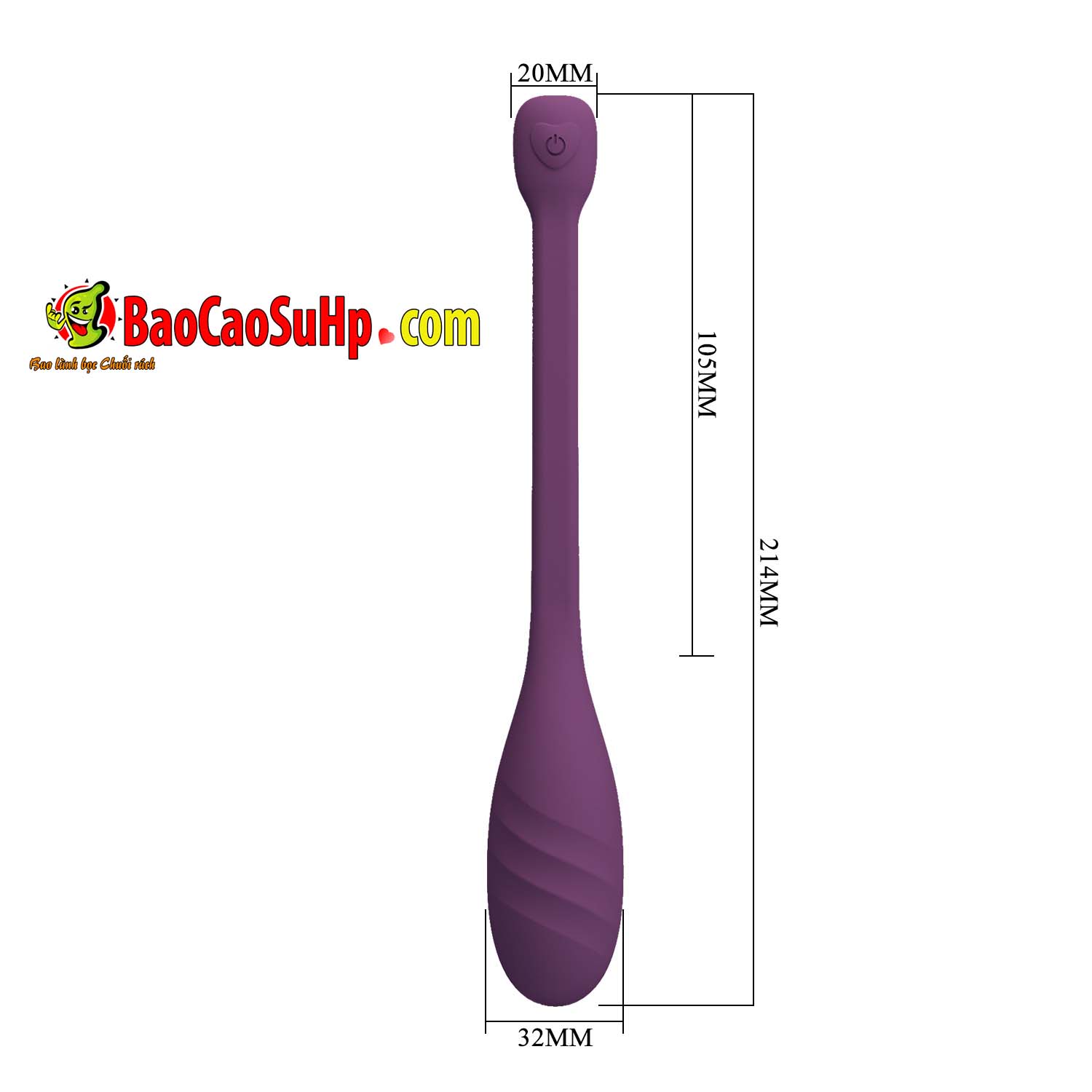 Trứng rung PRETTY LOVE Leviathan tím nhỏ gọn độc đáo, dễ dùng