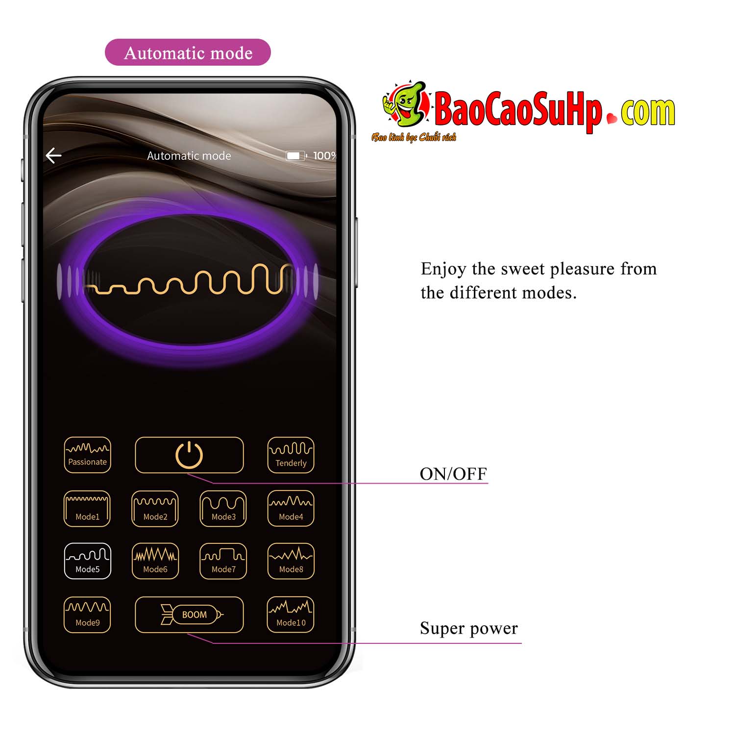 Trứng rung PRETTY LOVE Leviathan tím nhỏ gọn độc đáo, dễ dùng