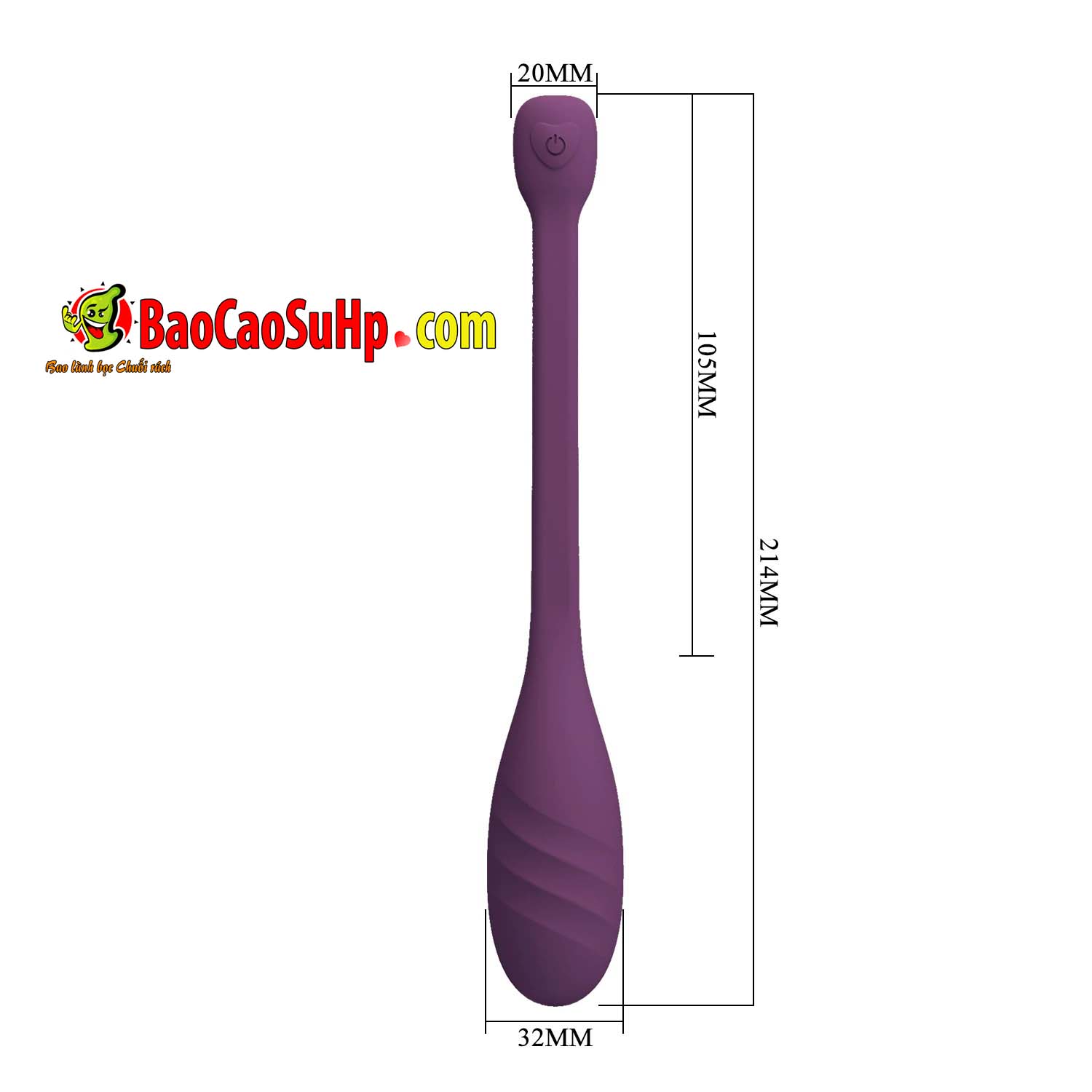 Trứng rung PRETTY LOVE Leviathan tím nhỏ gọn độc đáo, dễ dùng