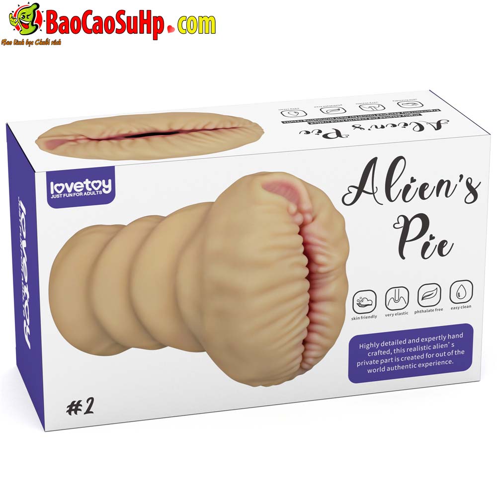 Âm đạo giả USA Lovetoy Alien Pies silicon nguyên khối độc lạ chân thật 