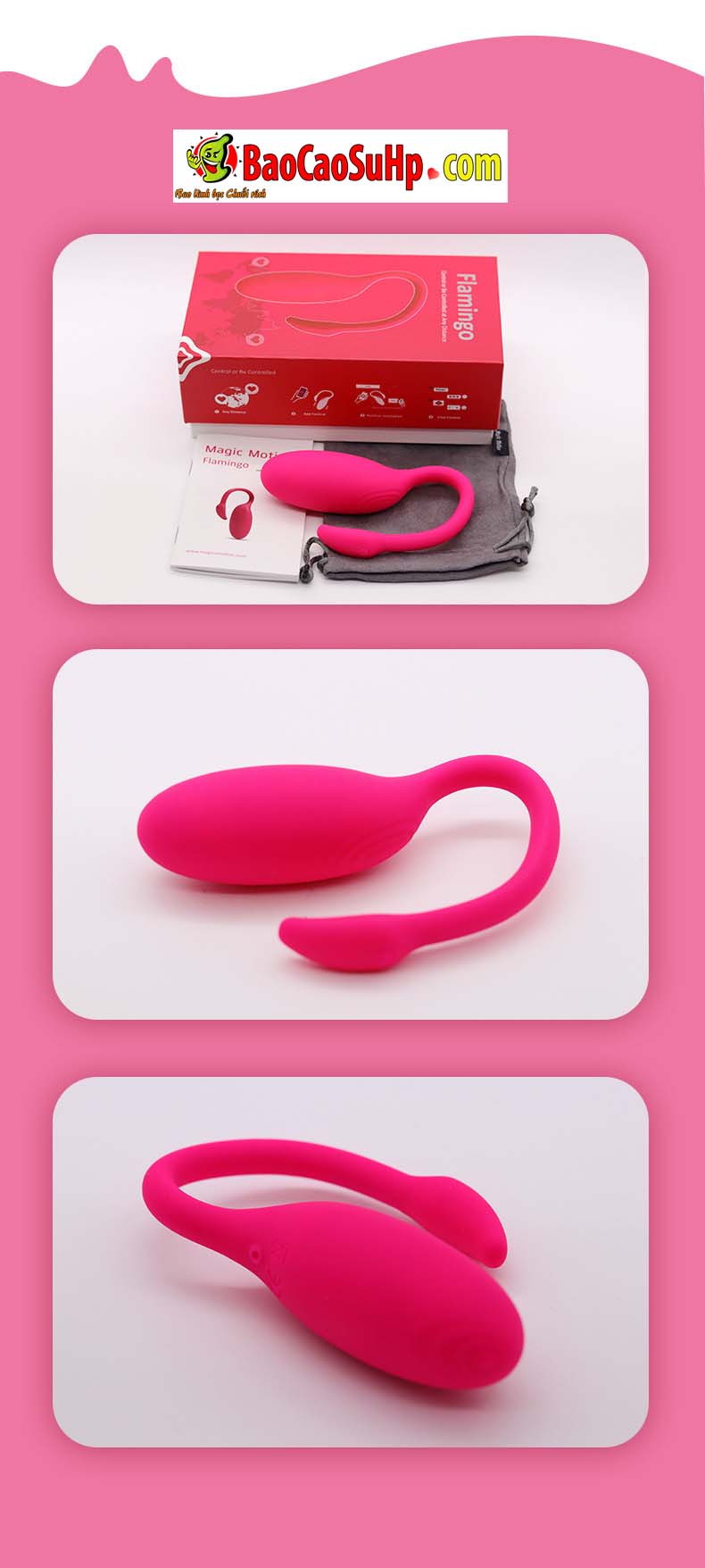 trung rung APP Flamingo 20 - Trứng rung điều khiển APP Flamingo quần lót đa năng hiện đại