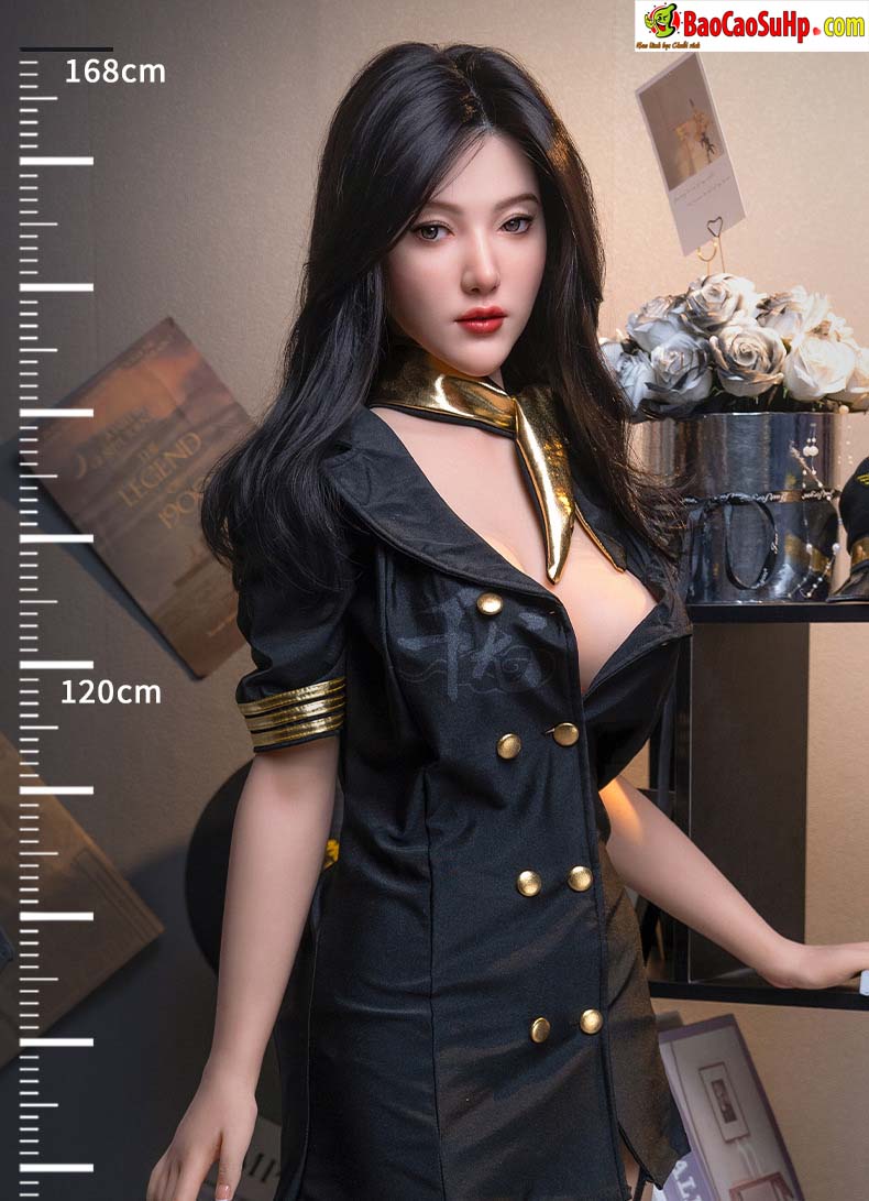bup be tinh duc Full nu tiep vien anh nguyet nguc bu 1m58 9 - Búp bê tình dục Full nữ tiếp viên Ánh Nguyệt ngực bự 1m58 đầu silicone thân TPE (Oder)