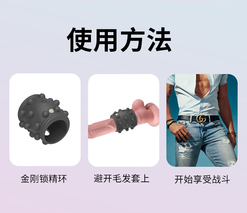 Vòng Đeo Dương Vật Gân Gai SZ063 Rung Mạnh Silicone Mềm Mại Vòng Đeo Dương Vật Gân Gai SZ063 Rung Mạnh Silicone Mềm Mại