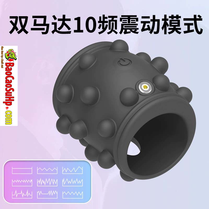Vòng Đeo Dương Vật Gân Gai Mềm Mại SZ063 Azaria Siêu Rung