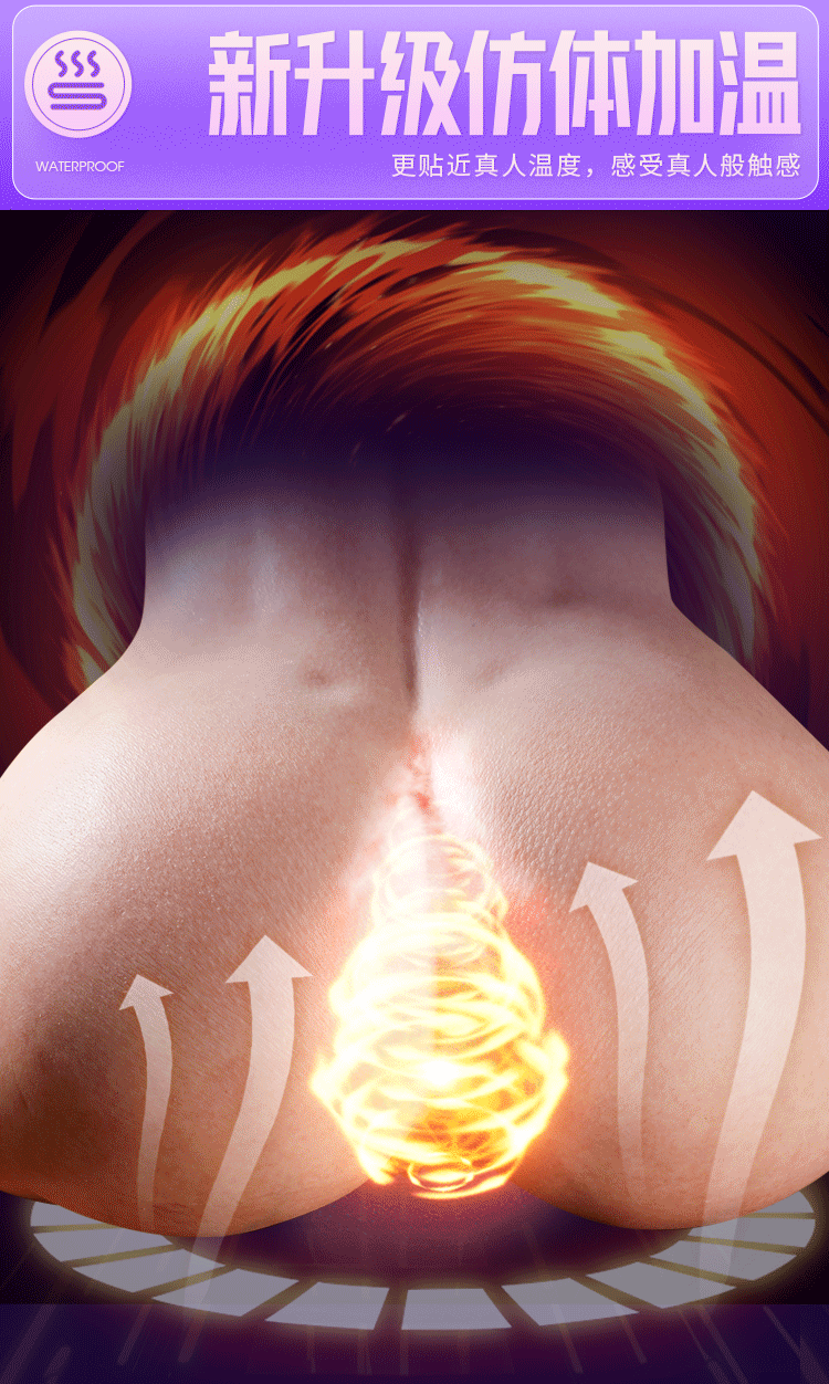 Mong gia nguyen khoi Silicone Dora Heritage Lift 17 - Mông giả nguyên khối Silicone Dora Heritage Lift Rung hút phát nhiệt 5.8kg