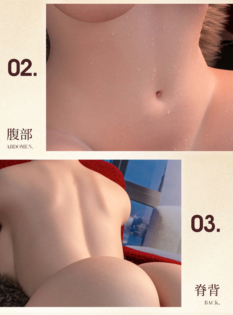 anh GT Bup be tinh duc ban than Full Silicone 3D Mizzzee Yila 6 - Búp bê tình dục bán thân Full Silicone 3D Mizzzee Yila gân xanh ngực mềm 12kg (Oder)