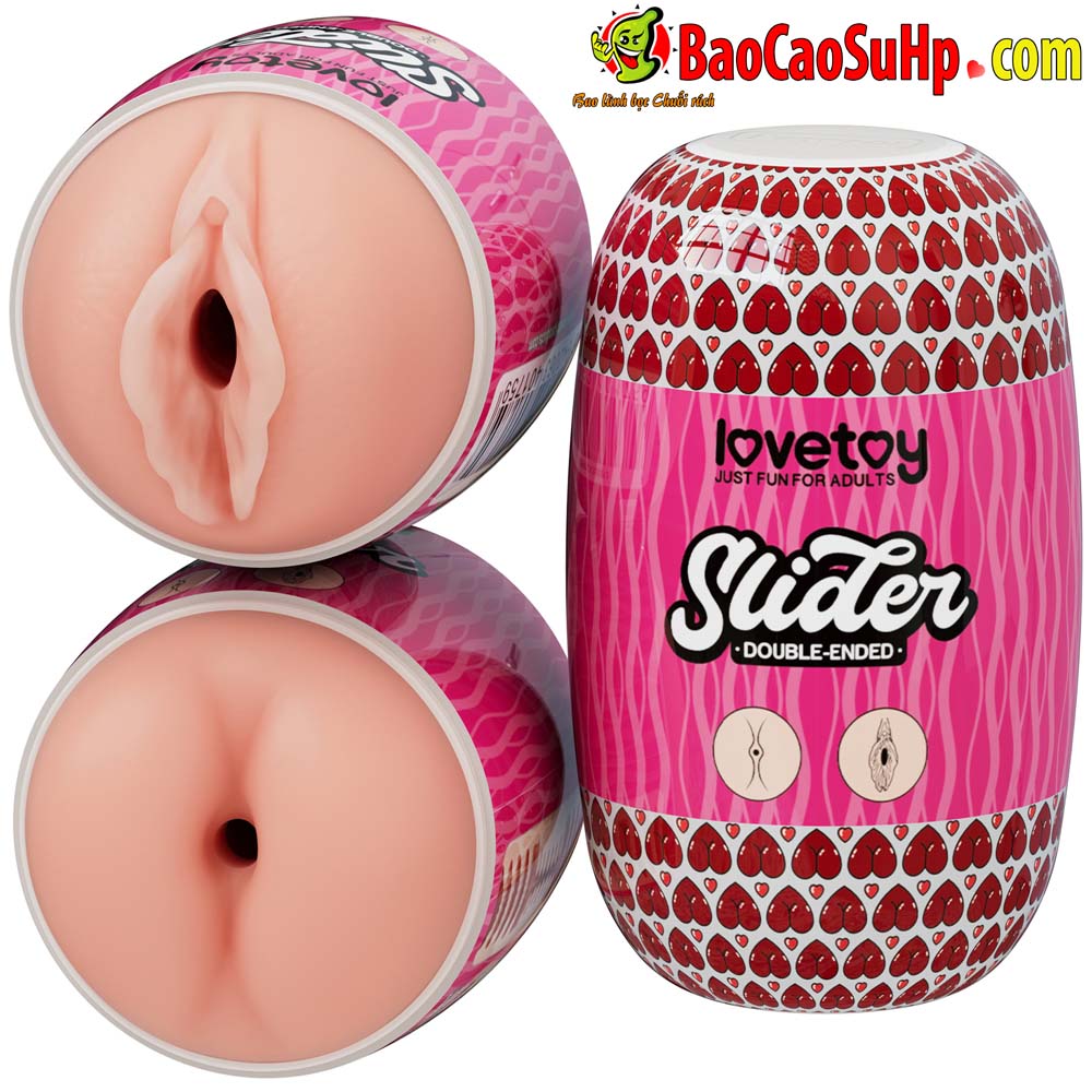 Cốc thủ dâm 2 đầu mini Lovetoy Slider đa năng âm đạo hậu môn