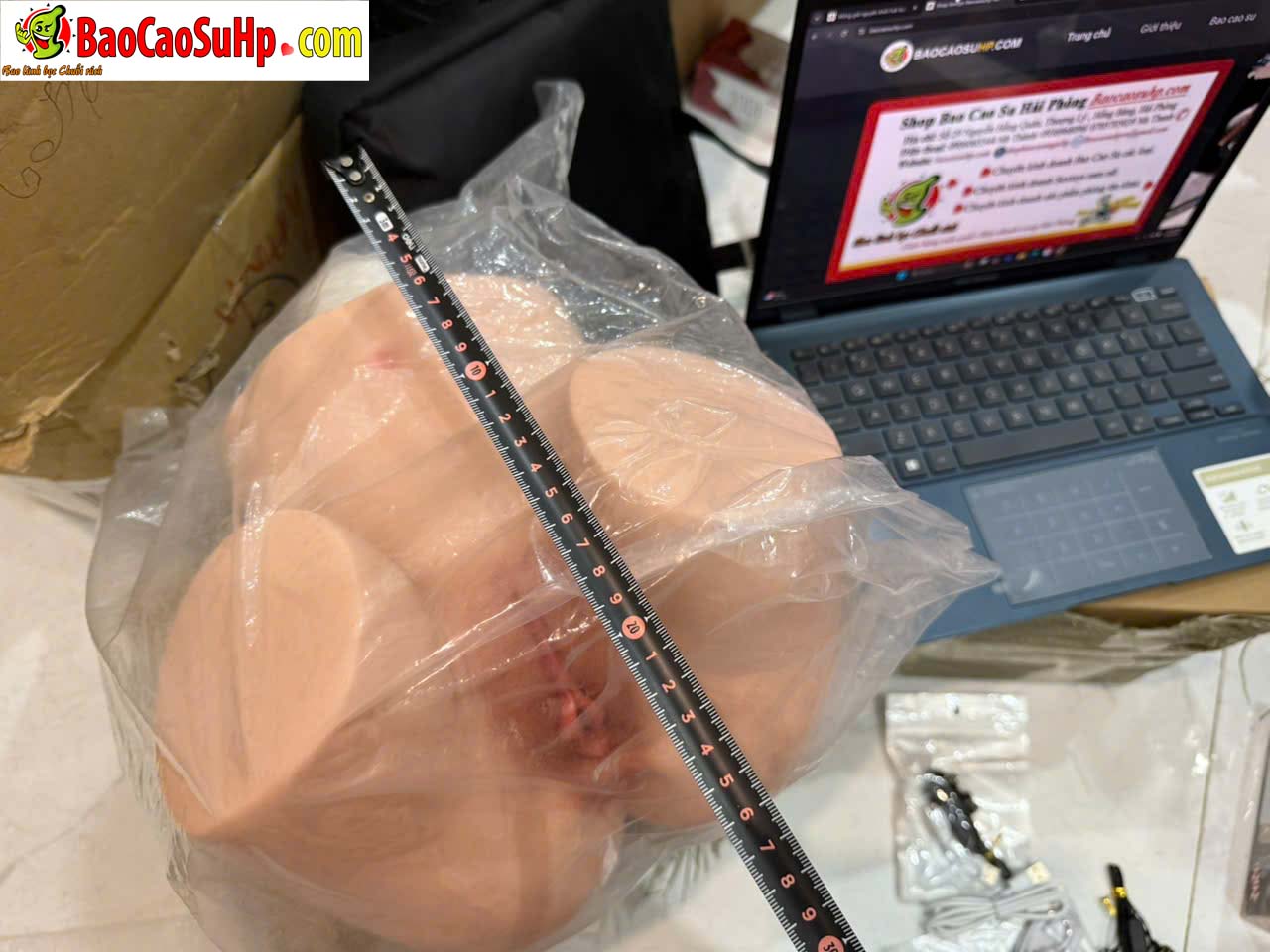 Anh chup mong Gia Nguyen Khoi Full Silicone Sophia 2 - Mông giả nguyên khối Full Sophia silicone động cơ hút co bóp phát nhiệt 6kg