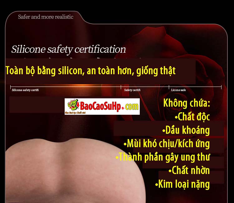 Mong gia nguyen khoi Full Sophia silicone co bop 8 - Mông giả nguyên khối Full Sophia silicone động cơ hút co bóp phát nhiệt 6kg