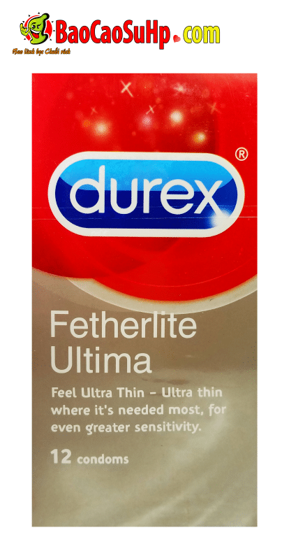 Bao cao su Durex Fetherlite Ultima siêu mỏng công nghệ mới cho cảm giác thật 