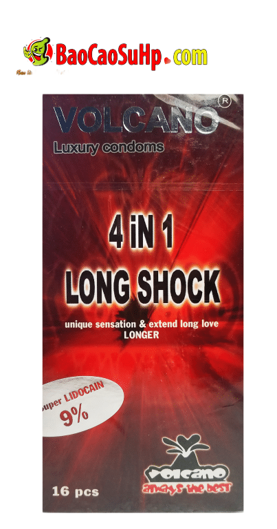  Đại lý Bao cao su Volcano 4in1 bùng nổ như núi lửa.  cao cấp 