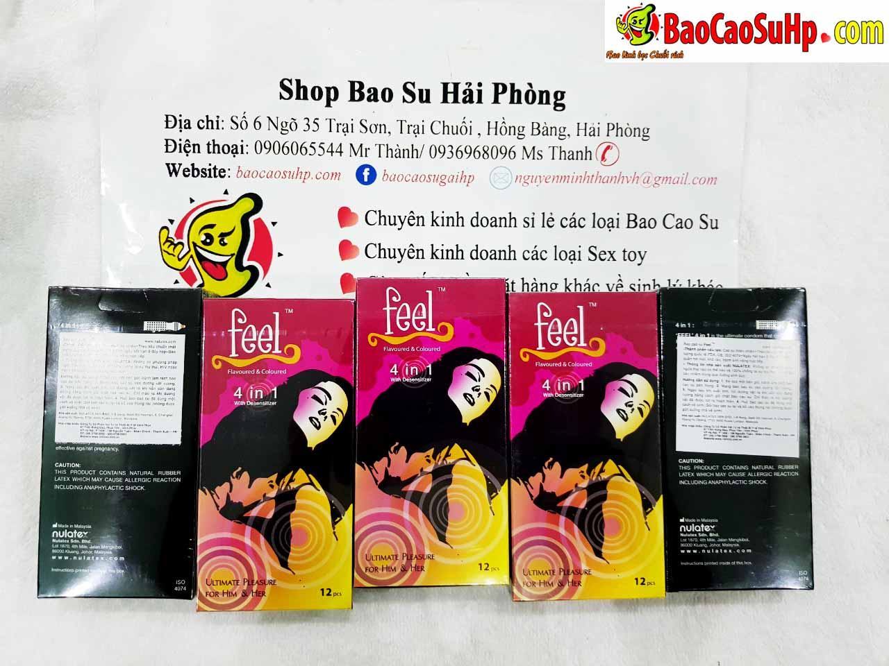  Đại lý Bao cao su Feel 4 in 1 hàng xách tay