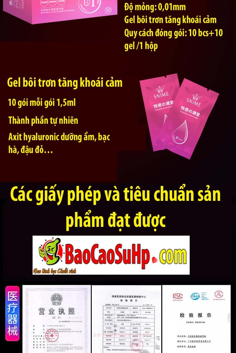  Nhập sỉ Bao cao su siêu mỏng 001 kèm gel bôi trơn cực khoái Sniper Clipmax xuất nhật hàng mới về