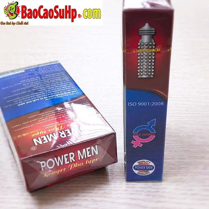 Bao cao su Power Men 468 ngọc trai kéo dài siêu kích thích gân gai bi đa dạng