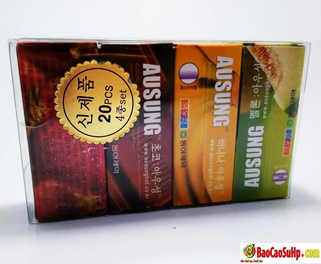  Nhập sỉ Bao cao su Hàn Quốc Ausung Prenium Fruity chính hãng