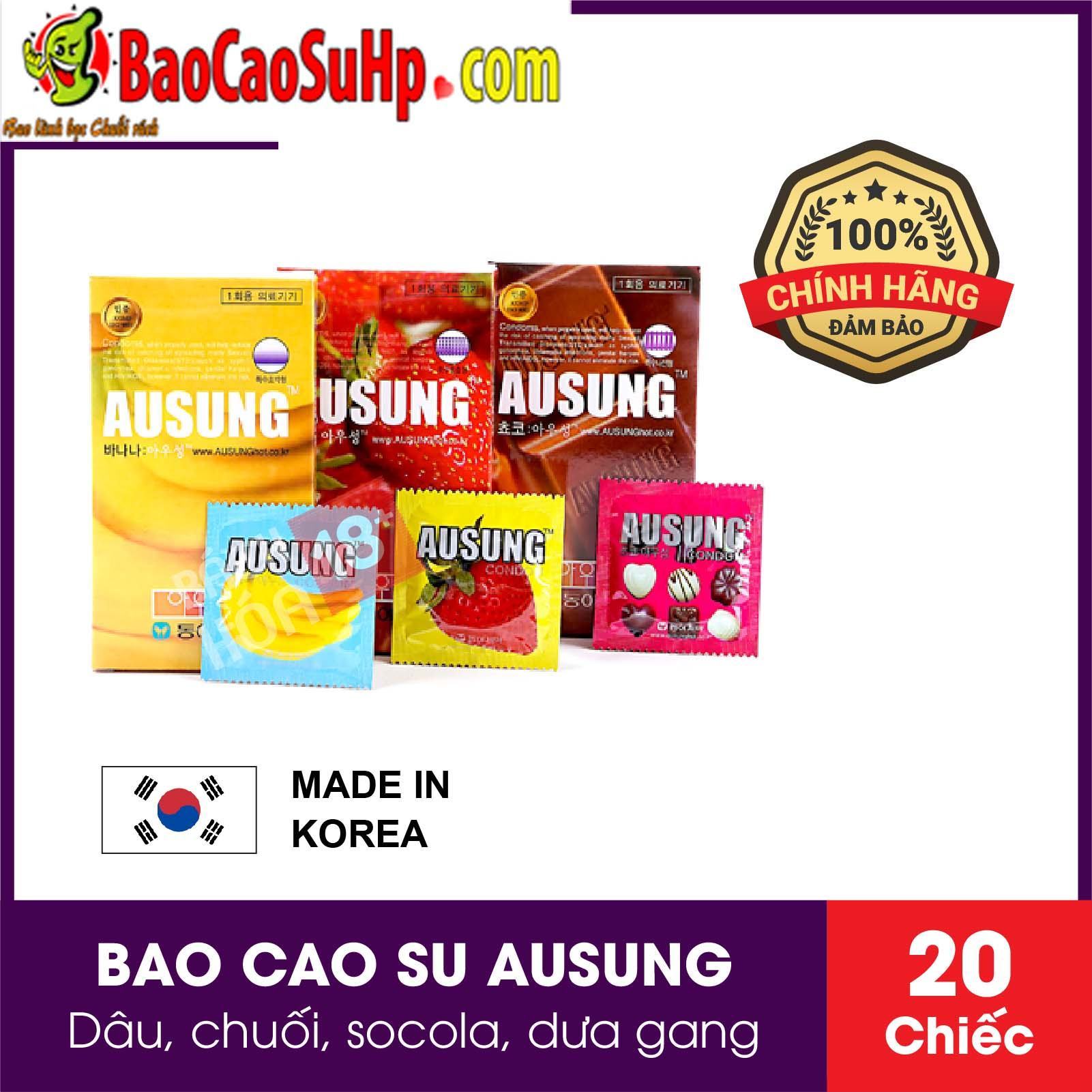 Ausung Korean Premium Fruity Condoms