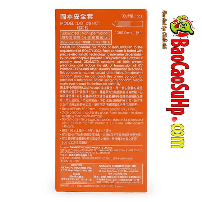  Địa chỉ bán Bao cao su Okamoto Hot Dot Summer time hàng xách tay