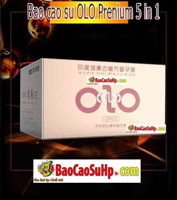 Bao Cao Su OLO 001 Premium 5in1 Siêu Mỏng Gai Kéo Dài 