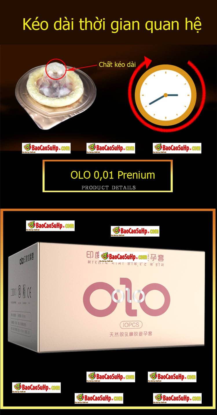  Phân phối Bao cao su cao cấp OLO 001 Prenium 5in1 siêu mỏng kéo dài mới nhất