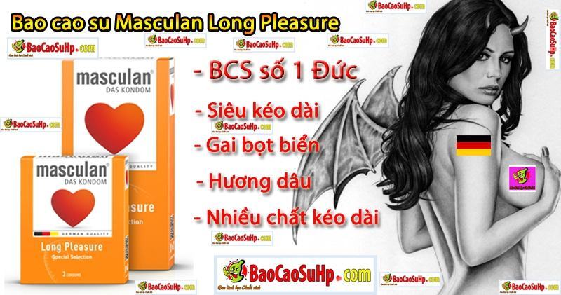 Masculan Long Pleasure Condom German Delay Lasting