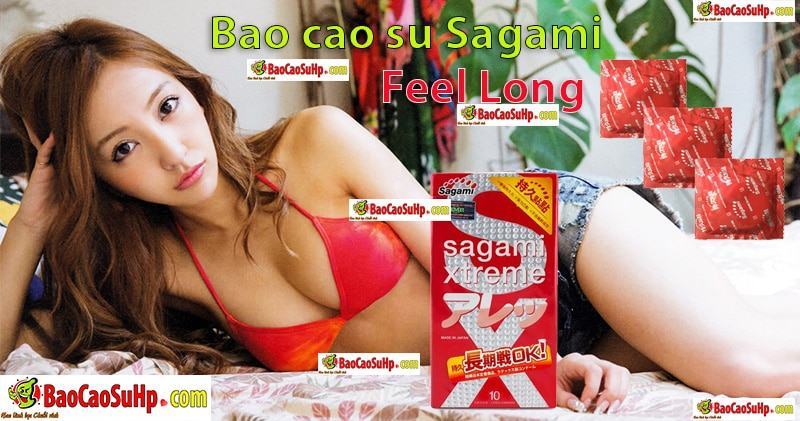 Sagami Feel Long Ultra-Thin Condoms Anti Slip