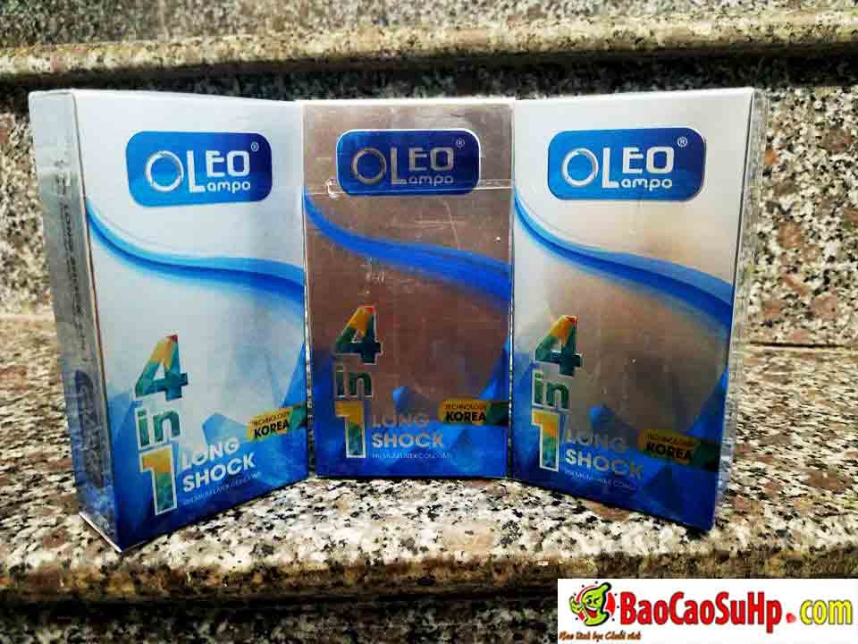 Bao Cao Su Oleo Lampo 4in1 Korea Phiên Bản Mới 2018 Gân Gai Kéo Dài 
