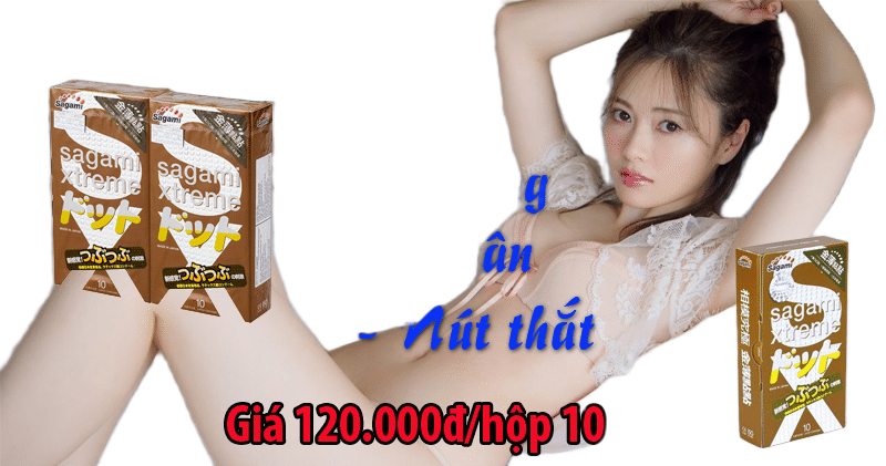 Bao Cao Su Gai Gân Sagami Xtreme Feel Up Tăng Khoái Cảm 