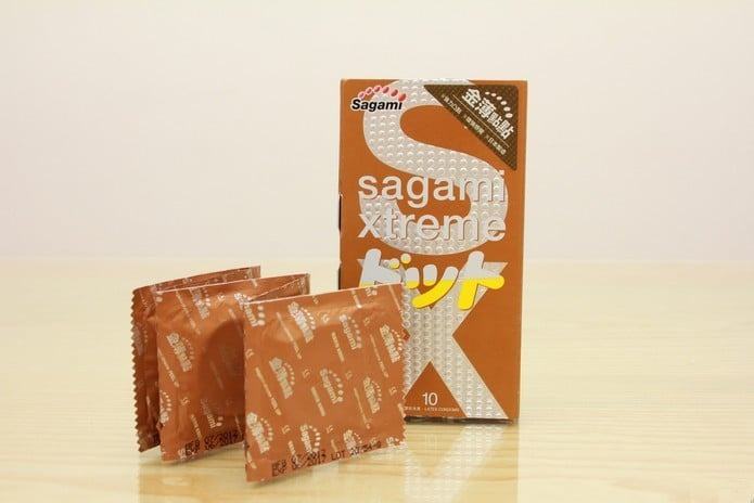 Bao cao su Sagami Xtreme Feel Up gai gân nổi giúp tăng khoái cảm thăng hoa