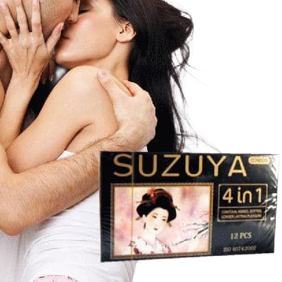 Bao Cao Su Suzuya 4in1 Gân Gai Siêu Mỏng Nhập Khẩu Nhật Bản 