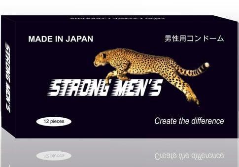 Strong Men’s Spiked Ribbed Condom Japanese Import Durable