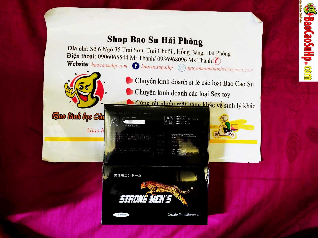 Strong Men’s Spiked Ribbed Condom Japanese Import Durable