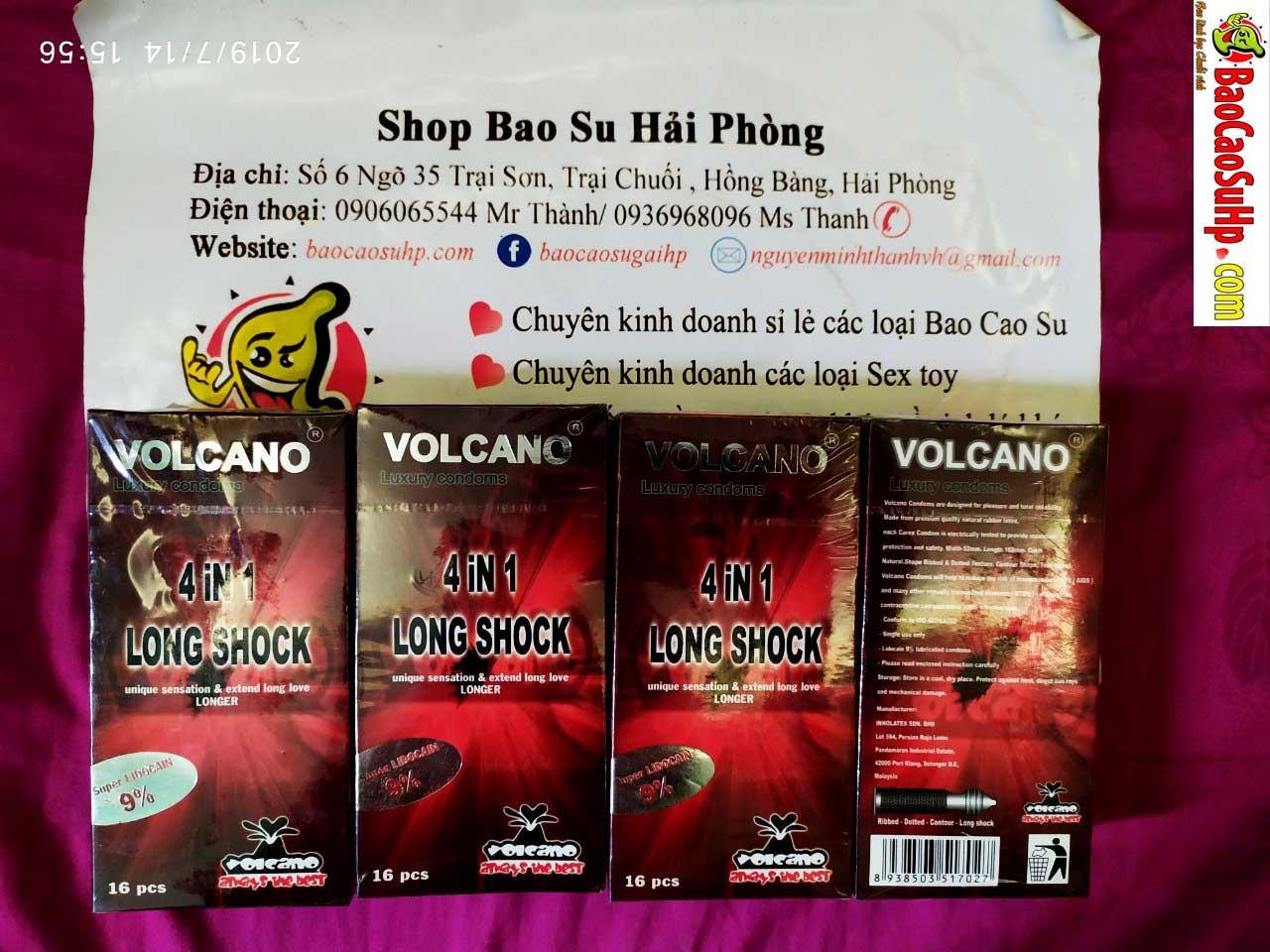 Volcano 4in1 Condom Long Lasting Safe Sex Enhanced Pleasure